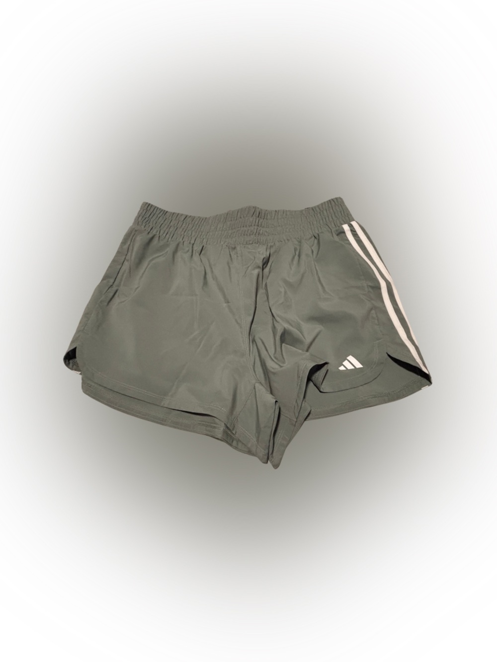 Adidas 3” Pacer WVN high shorts color: Silver Green, size XL NEW